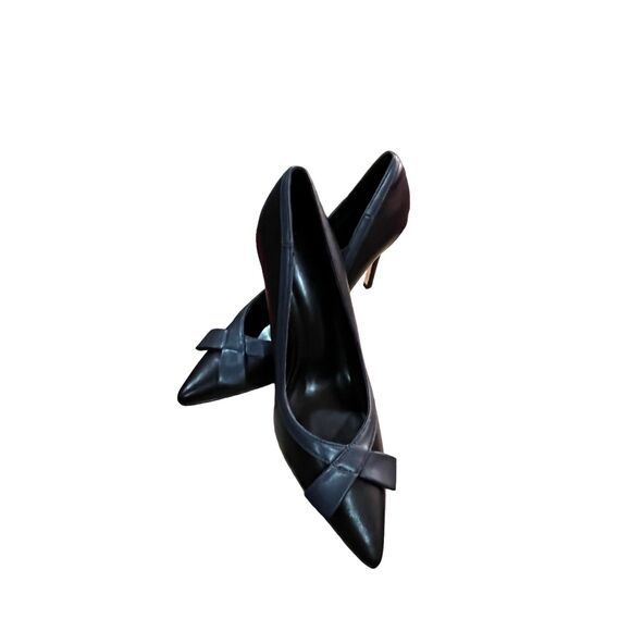 Coutgo Womens Bow Knot Pointed Toe Pumps High Heels. - Picture 3 of 8